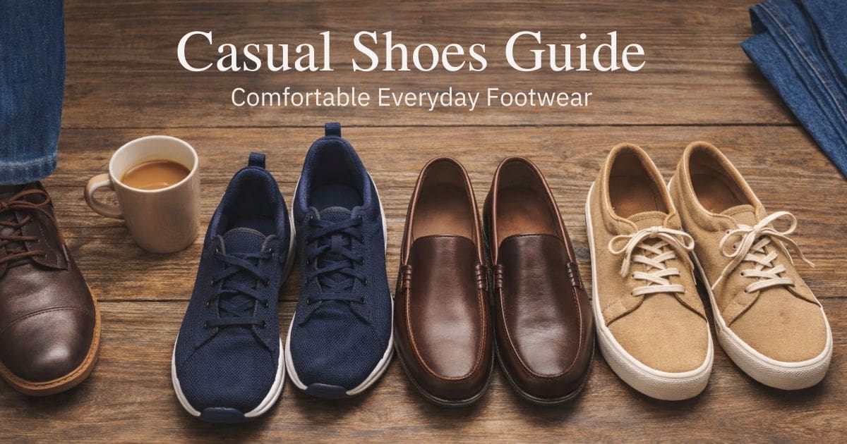 Casual Shoes Guide: How to Choose Comfortable Shoes for Everyday Wear